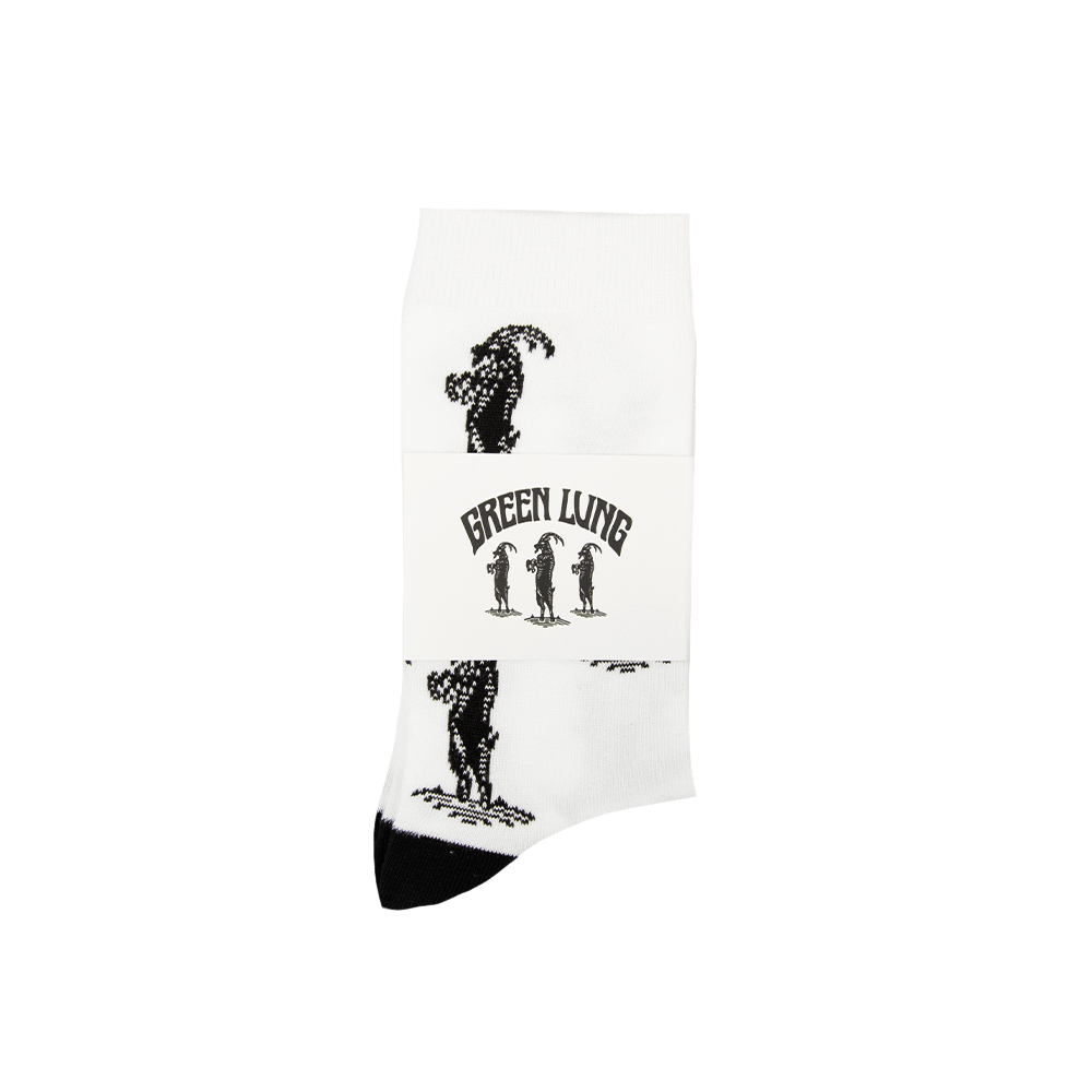 Lil Goaty Socks - White
