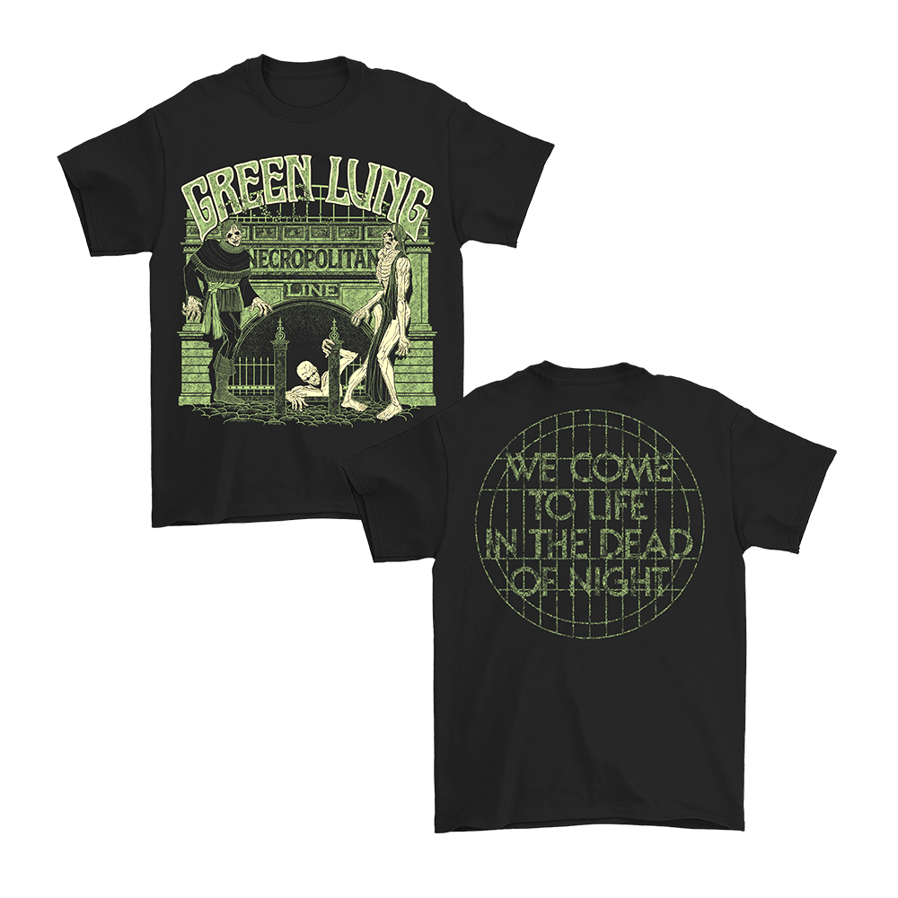 Necropolitan Line Tee - Black